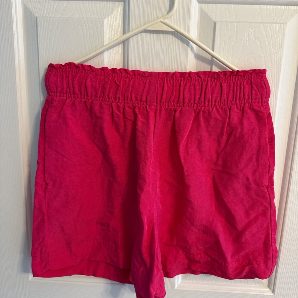 H&M High Waist Fuchsia Shorts